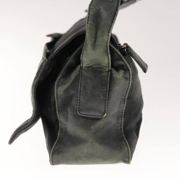 PRADA Shoulder Bag Leather Black Auth 66137 - Picture 4 of 16